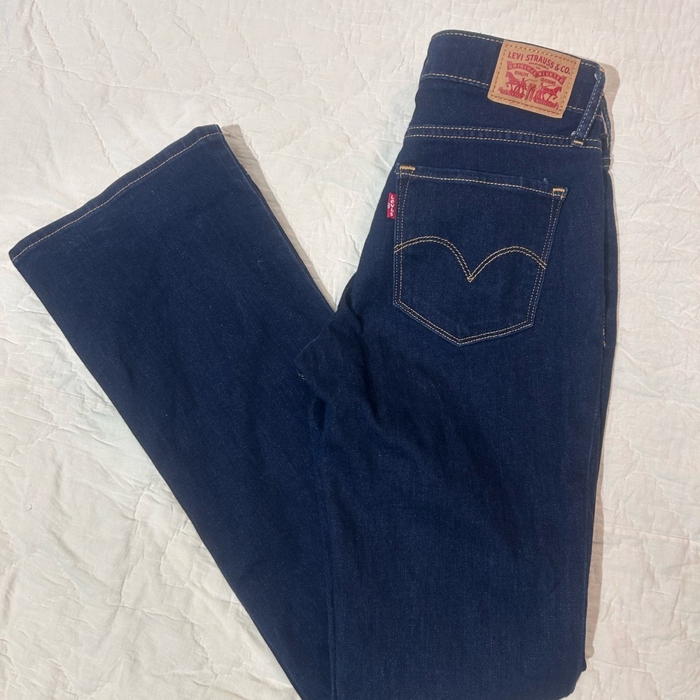 Levi’s 815 Curvy Bootcut Jeans Dark Wash Size 27 lowrise y2k - Picture 6 of 7